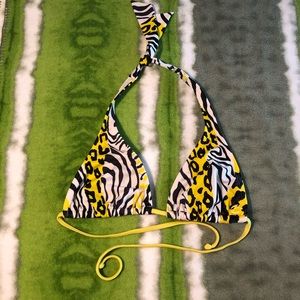 Billabong Leopard Bikini Top